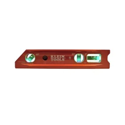 Best Water/Impact Resistant Lighted Torpedo Level with Magnet, 3 Vials and V-Groove Measuring Tools