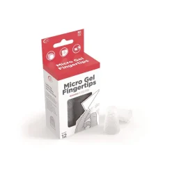 Online Micro-Gel Fingertips - Small/Medium/Large/X-Large Clear (12/Pack) Cleaning & Janitorial Supplies