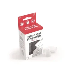 Best Size 11.5 Micro-Gel Fingertips - Medium Clear (12/Pack) Cleaning & Janitorial Supplies