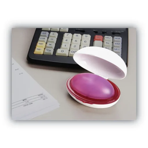 Outlet 1.5 oz. Ergo-Style Fingertip Moistener - White Office Furniture & Lighting