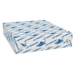 8.5 in. x 11 in. 20 lbs. Bond Weight 92 Bright Micro-Perforated 3.5 in. from Bottom Custom Cut-Sheet Copy Paper - White (500/Ream) Cleaning & Janitorial Supplies