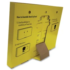 Hot Plastic Case Single-Dose Medicine Dispenser - Yellow Cleaning & Janitorial Supplies