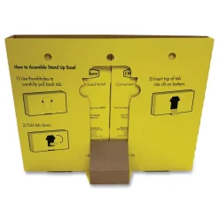 Hot Plastic Case Single-Dose Medicine Dispenser - Yellow Cleaning & Janitorial Supplies