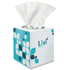 2-Ply Cube Facial Tissue - White (1-Carton) Cleaning & Janitorial Supplies