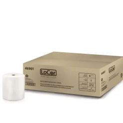 Sale 8 in. x 1000 ft. 1-Ply Hard Wound Roll Towel - White (6/Carton) Cleaning & Janitorial Supplies