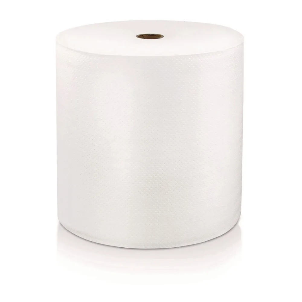 Best 7 in. x 1,200 ft. 1-Ply Hard Wound TAD Roll Towel - White (6/Carton) Cleaning & Janitorial Supplies
