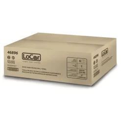 Hot 8 in. x 800 ft. 1-Ply Hard Wound Roll Towel - White (6/Carton) Cleaning & Janitorial Supplies