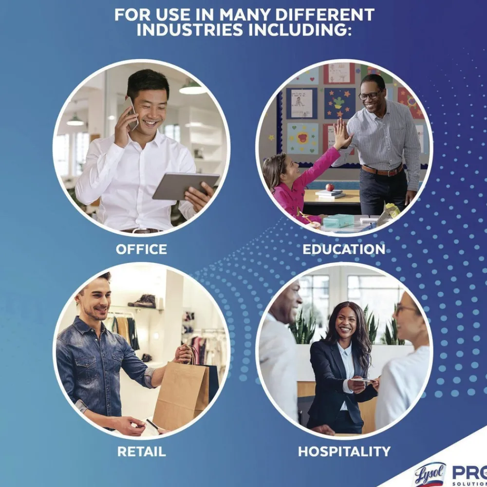 Clearance 19200-89347 7 in. x 7.25 in. 1-Ply Disinfecting Wipes - Early Morning Breeze, White (6 Canisters/Carton) Cleaning & Janitorial Supplies