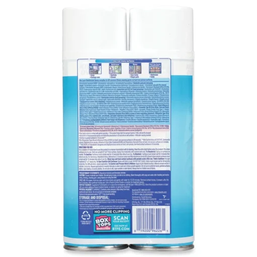 Best 19200-99608 19 oz. Aerosol Spray Disinfectant Spray - Crisp Linen (4/Carton) Cleaning & Janitorial Supplies