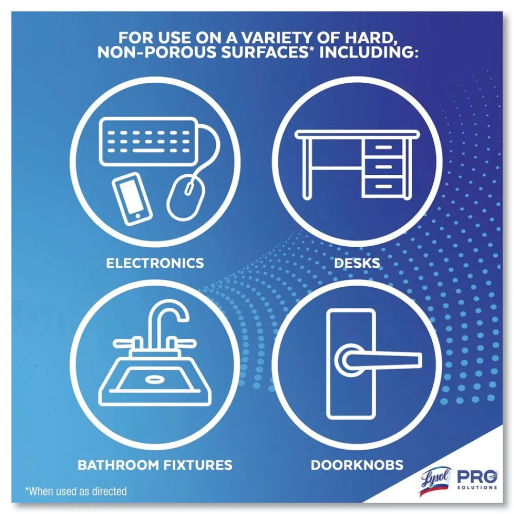 Hot 7 in. x 7.25 in. 1-Ply Disinfecting Wipes - Mango and Hibiscus/White Cleaning & Janitorial Supplies