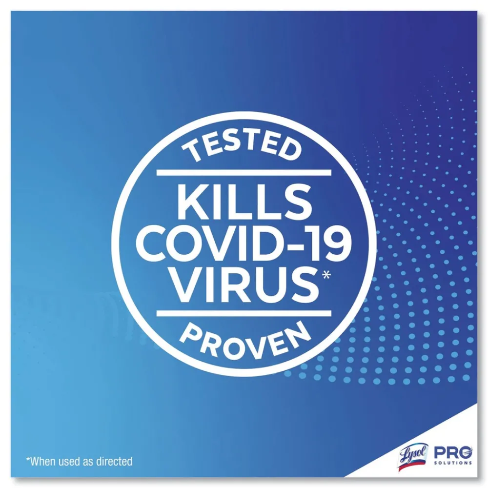 Outlet 6 in. x 8 in. 1-Ply Professional Disinfecting Wipe Bucket - Lemon and Lime Blossom White Cleaning & Janitorial Supplies