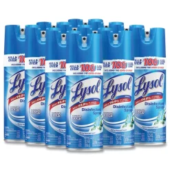 New 12.5 oz. Liquid Disinfectant Spray - Spring Waterfall Scent Cleaning & Janitorial Supplies