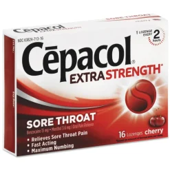 Online Extra Strength Sore Throat Lozenge - Cherry (384/Carton) Food And Snacks