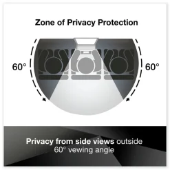 Clearance 16:9 Aspect Ratio Comply Magnetic Attach Privacy Filter for 21.5 in. Widescreen Flat Panel Monitor Office Accessories