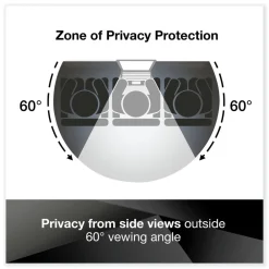 New 16:9 Aspect Ratio Comply Magnetic Attach Privacy Filter for 24 in. Widescreen Flat Panel Monitor Office Accessories