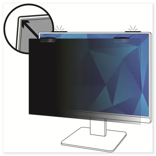 Outlet 16:9 Aspect Ratio Comply Magnetic Attach Privacy Filter for 23.8 in. Widescreen Flat Panel Monitor Office Electronics & Batteries