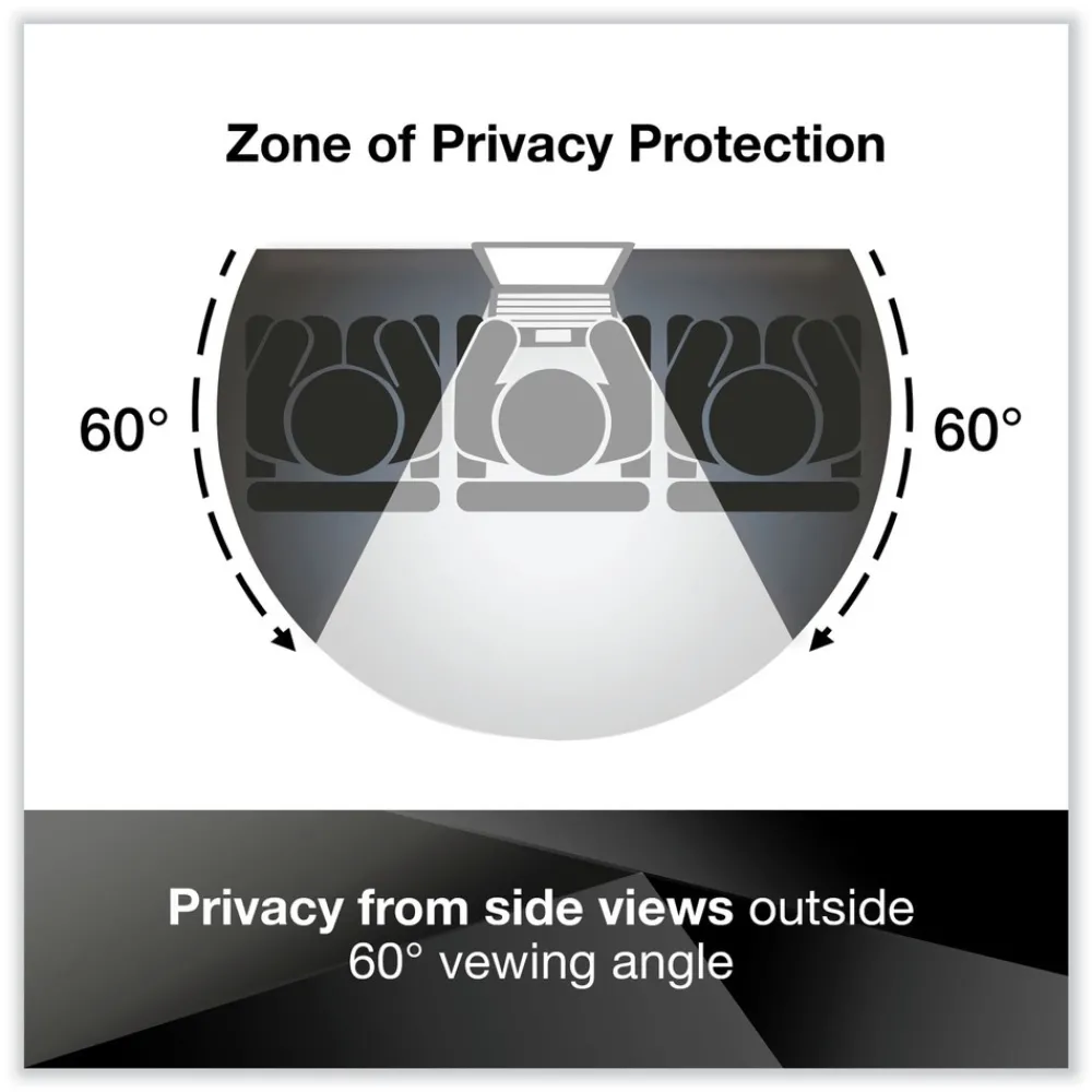 Discount 16:9 Aspect Ratio Comply Magnetic Attach Privacy Filter for 23 in. Widescreen Flat Panel Monitor Office Accessories