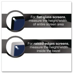 New 16:9 Aspect Ratio Frameless Blackout Privacy Filter for 23 in. Widescreen Flat Panel Monitor Office Accessories