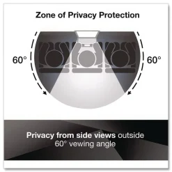 New 16:9 Aspect Ratio Frameless Blackout Privacy Filter for 23 in. Widescreen Flat Panel Monitor Office Accessories