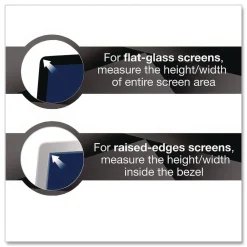 Best 16:9 Aspect Ratio Frameless Blackout Privacy Filter for 24 in. Widescreen Flat Panel Monitor Office Accessories