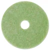 Clearance 20 in. Diameter Low-Speed TopLine Autoscrubber Floor Pads 5000 - Green/Amber (5/Carton) Cleaning & Janitorial Supplies