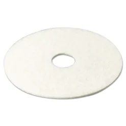 Outlet 17 in. Low-Speed Super Polishing Floor Pads - White (5/Carton) Cleaning & Janitorial Supplies