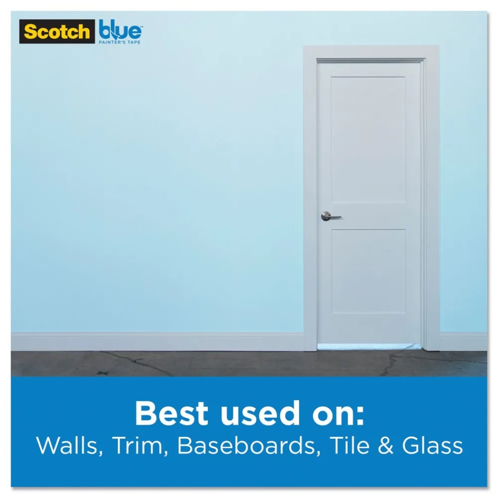 Hot 2 in. x 60 yds 3 in. Core Original Multi-Surface Painter's Tape - Blue (1-Roll) Mailing, Packing & Shipping