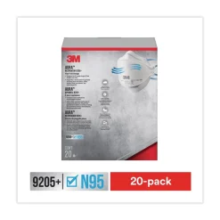 Hot Aura 9205 Plus N95 Particulate Respirator - One Size Fits All (20/Pack) Masks