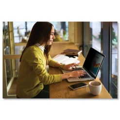 Outlet Bright Screen Privacy Filter for 14 in. Full Screen Widescreen 16:10 Aspect Ratio Fits Laptop/2-in-1 Office Accessories