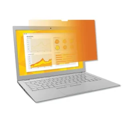 Hot Gold Frameless Privacy Filter for 15.6 in. Widescreen Laptop Office Accessories