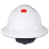 Best H-800 SecureFit H-Series 4 Point Pressure Diffusion Ratchet Suspension Hard Hats with UV Indicator - White Protective Head Gear