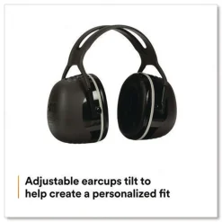 Sale PELTOR X Series 31 dB NRR Earmuffs - Black Ear Protection