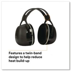 Sale PELTOR X Series 31 dB NRR Earmuffs - Black Ear Protection