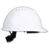 Outlet SecureFit H-Series 4-Point Pressure Diffusion Ratchet Suspension H-700 Front-Brim Cap with UV Indicator Hard Hats - White Protective Head Gear