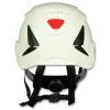 Online SecureFit X5000 Series 6-Point Pressure Diffusion Ratchet Suspension Safety Helmet - White Protective Head Gear