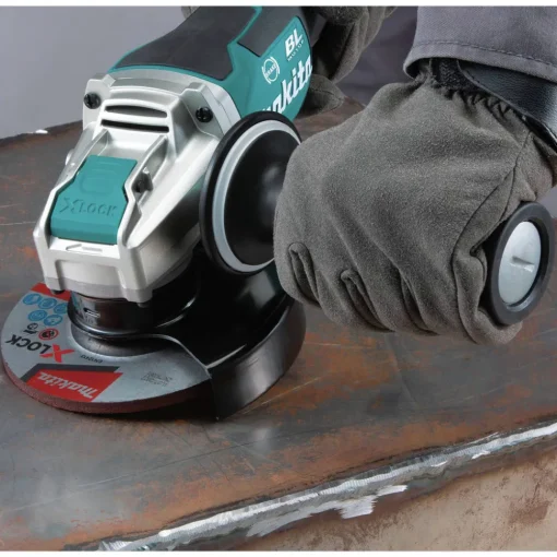 New 18V LXT Brushless Lithium-Ion 4-1/2 in. / 5 in. Cordless Paddle Switch X-LOCK Angle Grinder with AFT (Tool Only) Angle Grinders