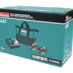 Discount 18V LXT Lithium-Ion Battery and Rapid Optimum Charger Starter Pack (4 Ah) Power Tool Accessories