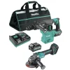 Hot 40V max XGT 1‑3/16 in. SDS‑Plus Rotary Hammer Kit with Interchangeable Chuck and 4‑1/2 in. / 5 in. Angle Grinder with Electric Brake Virtual Bundle Angle Grinders