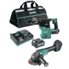 Outlet 40V max XGT 1‑3/16 in. SDS‑Plus Cordless Rotary Hammer Kit with 4 Ah Battery and 4‑1/2 in. / 5 in. Angle Grinder with Electric Brake Virtual Bundle Angle Grinders