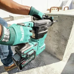 Outlet 40V max XGT 1‑3/16 in. SDS‑Plus Cordless Rotary Hammer Kit with 4 Ah Battery and 4‑1/2 in. / 5 in. Angle Grinder with Electric Brake Virtual Bundle Angle Grinders