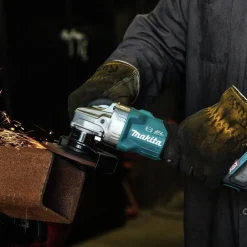 Outlet 40V max XGT 1‑3/16 in. SDS‑Plus Cordless Rotary Hammer Kit with 4 Ah Battery and 4‑1/2 in. / 5 in. Angle Grinder with Electric Brake Virtual Bundle Angle Grinders