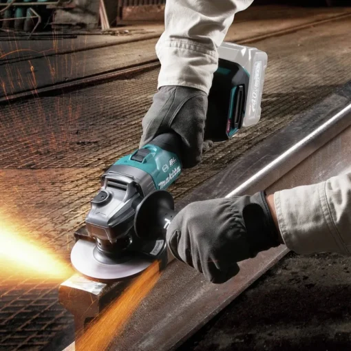 Clearance 40V max XGT 1‑3/16 in. SDS‑Plus Cordless Rotary Hammer Kit with Dust Extractor and 4‑1/2 in. / 5 in. Angle Grinder with Electric Brake Virtual Bundle Angle Grinders