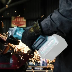 Clearance 40V max XGT 1‑3/16 in. SDS‑Plus Cordless Rotary Hammer Kit with Dust Extractor and 4‑1/2 in. / 5 in. Angle Grinder with Electric Brake Virtual Bundle Angle Grinders
