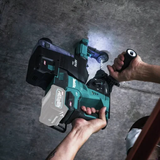 Clearance 40V max XGT AWS Capable Brushless Lithium-Ion 1-1/8 in. Cordless AVT Rotary Hammer with Dust Extractor, accepts SDS-MAX, AFT bits (Tool Only) Concrete Tools|Demo And Breaker Hammers