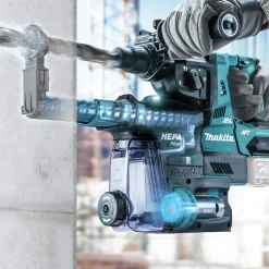 Clearance 40V max XGT AWS Capable Brushless Lithium-Ion 1-1/8 in. Cordless AVT Rotary Hammer with Dust Extractor, accepts SDS-MAX, AFT bits (Tool Only) Concrete Tools|Demo And Breaker Hammers