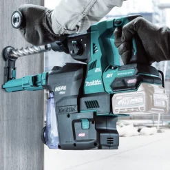 Clearance 40V max XGT AWS Capable Brushless Lithium-Ion 1-1/8 in. Cordless AVT Rotary Hammer with Dust Extractor, accepts SDS-MAX, AFT bits (Tool Only) Concrete Tools|Demo And Breaker Hammers