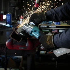 Sale 40V max XGT Brushless Lithium-Ion 4-1/2 in./5 in. Cordless Paddle Switch Angle Grinder with Electric Brake (Tool Only) Angle Grinders