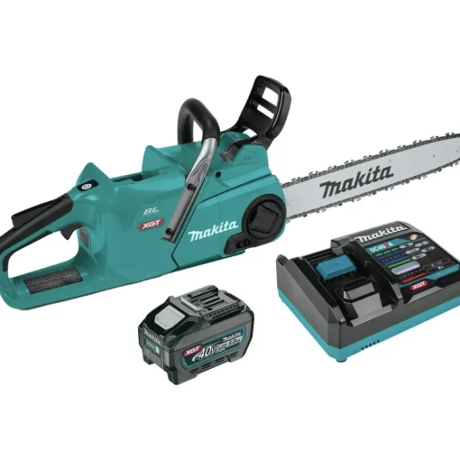 Sale 40V max XGT Brushless Lithium-Ion 18 in. Cordless Chain Saw Kit (5 Ah) Chainsaws