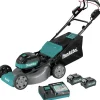New 40V MAX XGT Brushless Lithium-Ion 21 in. Cordless Self-Propelled Commercial Lawn Mower Kit with 2 Batteries (4 Ah) Lawn Mowers