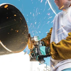 New 40V Max XGT Brushless Lithium-Ion 5 in. Cordless X-LOCK AWS Angle Grinder with Electric Brake Kit (4 Ah) Angle Grinders